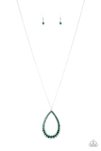 Load image into Gallery viewer, Paparazzi Big Ticket Twinkle - Green Necklace
