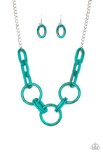 Load image into Gallery viewer, Paparazzi Turn Up The Heat - Blue Necklace
