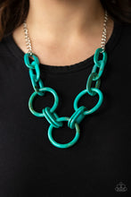 Load image into Gallery viewer, Paparazzi Turn Up The Heat - Blue Necklace
