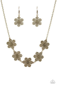 Paparazzi Island Maven - Brass Necklace