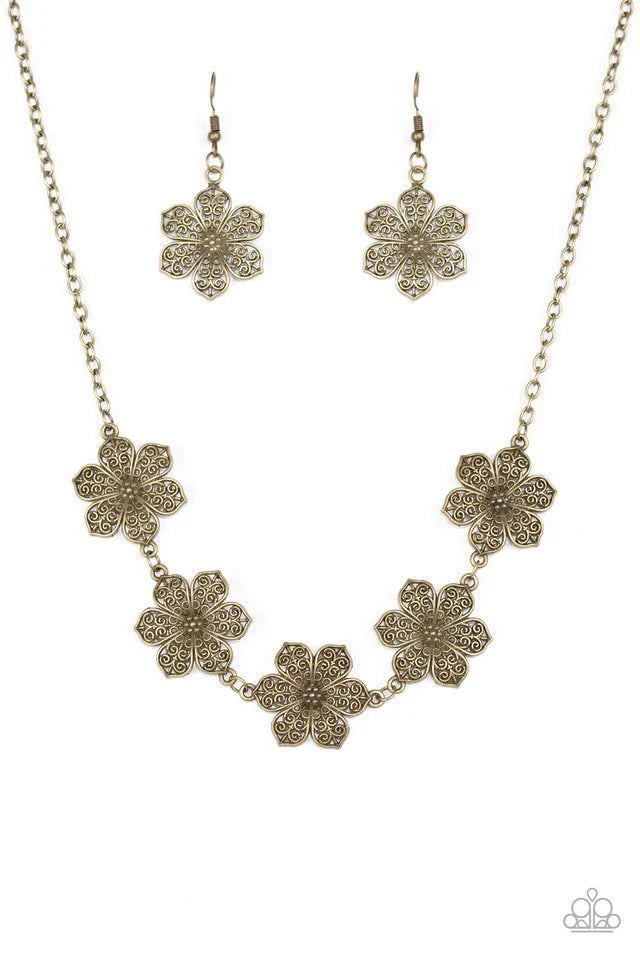 Paparazzi Island Maven - Brass Necklace
