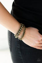 Load image into Gallery viewer, Paparazzi Rose Garden Gala - Brass Bracelet
