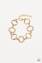 Load image into Gallery viewer, Paparazzi Beautiful Inside And Out - Gold Bracelet
