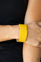 Load image into Gallery viewer, Paparazzi Whimsically Winging It - Yellow Bracelet
