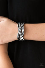 Load image into Gallery viewer, Paparazzi Looking For Trouble - Silver Bracelet
