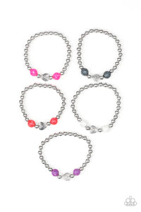 Paparazzi Glitter Stone Heart Starlet Shimmer Bracelets