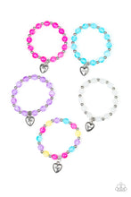 Load image into Gallery viewer, Paparazzi Heart Charm Starlet Shimmer Bracelets
