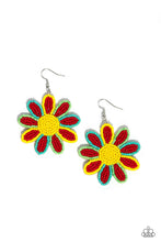 Load image into Gallery viewer, Paparazzi Decorated Daisies - Red Earrings
