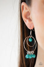Load image into Gallery viewer, Paparazzi New York Attraction - Green Earrings
