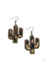 Load image into Gallery viewer, Paparazzi Western Worth - Brass Earrings
