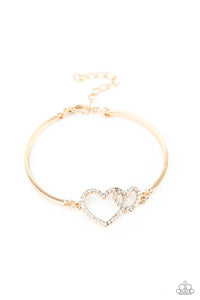 Paparazzi Cupid Is Calling - Gold Bracelet