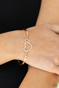 Paparazzi Cupid Is Calling - Gold Bracelet