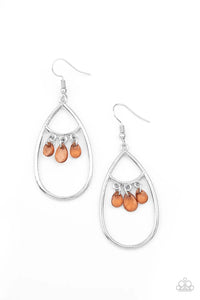 Paparazzi Shimmer Advisory - Brown Earrings