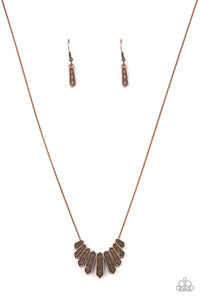 Paparazzi Monumental March - Copper Necklace