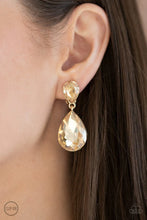 Load image into Gallery viewer, Paparazzi Aim For The Megastars - Gold Earrings
