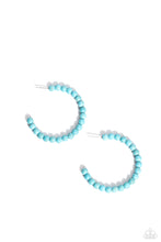 Load image into Gallery viewer, Paparazzi Rural Retrograde - Blue Earrings
