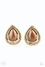 Load image into Gallery viewer, Paparazzi Noteworthy Shimmer - Brass Earrings
