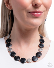 Load image into Gallery viewer, Paparazzi Swatch Shimmer - Black Necklace

