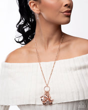 Load image into Gallery viewer, Paparazzi World Tour - Rose Gold Lanyard
