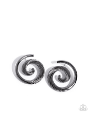 Load image into Gallery viewer, Paparazzi Spiral Silhouette - Black Earrings
