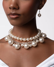 Load image into Gallery viewer, Paparazzi Sophisticated To The Max - White Necklace
