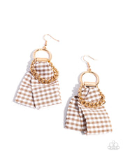 Load image into Gallery viewer, Paparazzi Picnic Pizzazz - Brown Earrings
