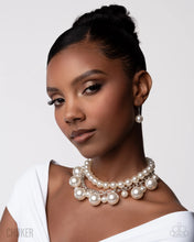 Load image into Gallery viewer, Paparazzi Sophisticated To The Max - White Necklace
