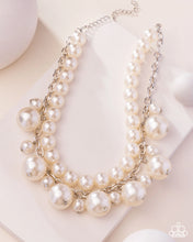 Load image into Gallery viewer, Paparazzi Sophisticated To The Max - White Necklace
