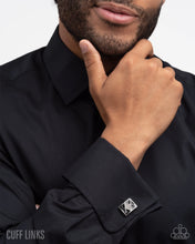 Load image into Gallery viewer, Paparazzi Iconic Invitation - Black Cuff Links
