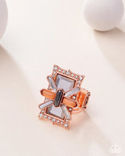 Load image into Gallery viewer, Paparazzi Exaggerated Edge - Copper Ring
