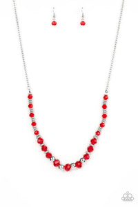 Paparazzi Stratosphere Sparkle - Red Necklace