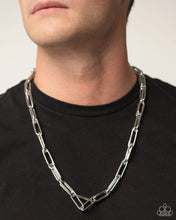 Load image into Gallery viewer, Paparazzi Paperclip Power - Silver Necklace
