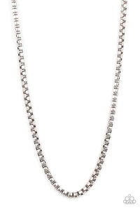 Paparazzi Combat Zone - Silver Necklace