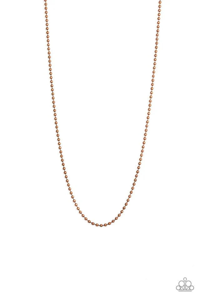 Paparazzi Cadet Casual - Copper Necklace