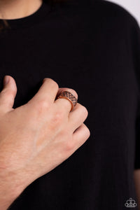 Paparazzi Triple Crossed - Copper Ring