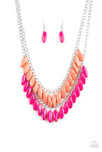 Load image into Gallery viewer, Paparazzi Beaded Boardwalk - Pink Necklace
