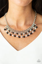 Load image into Gallery viewer, Paparazzi You May Kiss The Bride - Black Necklace
