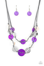 Load image into Gallery viewer, Paparazzi Barefoot Beaches - Purple Necklace

