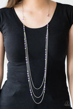 Load image into Gallery viewer, Paparazzi Colorful Cadence - Purple Necklace
