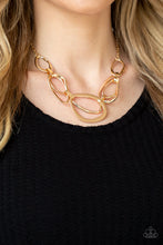 Load image into Gallery viewer, Paparazzi Prehistoric Heirloom - Gold Necklace
