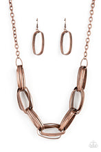 Load image into Gallery viewer, Paparazzi Fiercely Flexing - Copper Necklace
