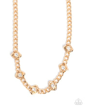 Load image into Gallery viewer, Paparazzi Square Silhouette - Gold Necklace
