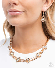 Load image into Gallery viewer, Paparazzi Square Silhouette - Gold Necklace
