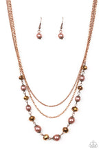 Load image into Gallery viewer, Paparazzi Tour De Demure - Copper Necklace
