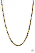 Load image into Gallery viewer, Paparazzi No ENDGAME In Sight - Brass Necklace

