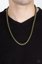 Load image into Gallery viewer, Paparazzi No ENDGAME In Sight - Brass Necklace
