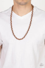 Load image into Gallery viewer, Paparazzi Gridiron Rumble - Copper Necklace
