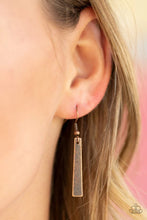 Load image into Gallery viewer, Paparazzi Modern Medalist - Copper Necklace
