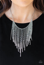 Load image into Gallery viewer, Paparazzi First Class Fringe - Silver Necklace
