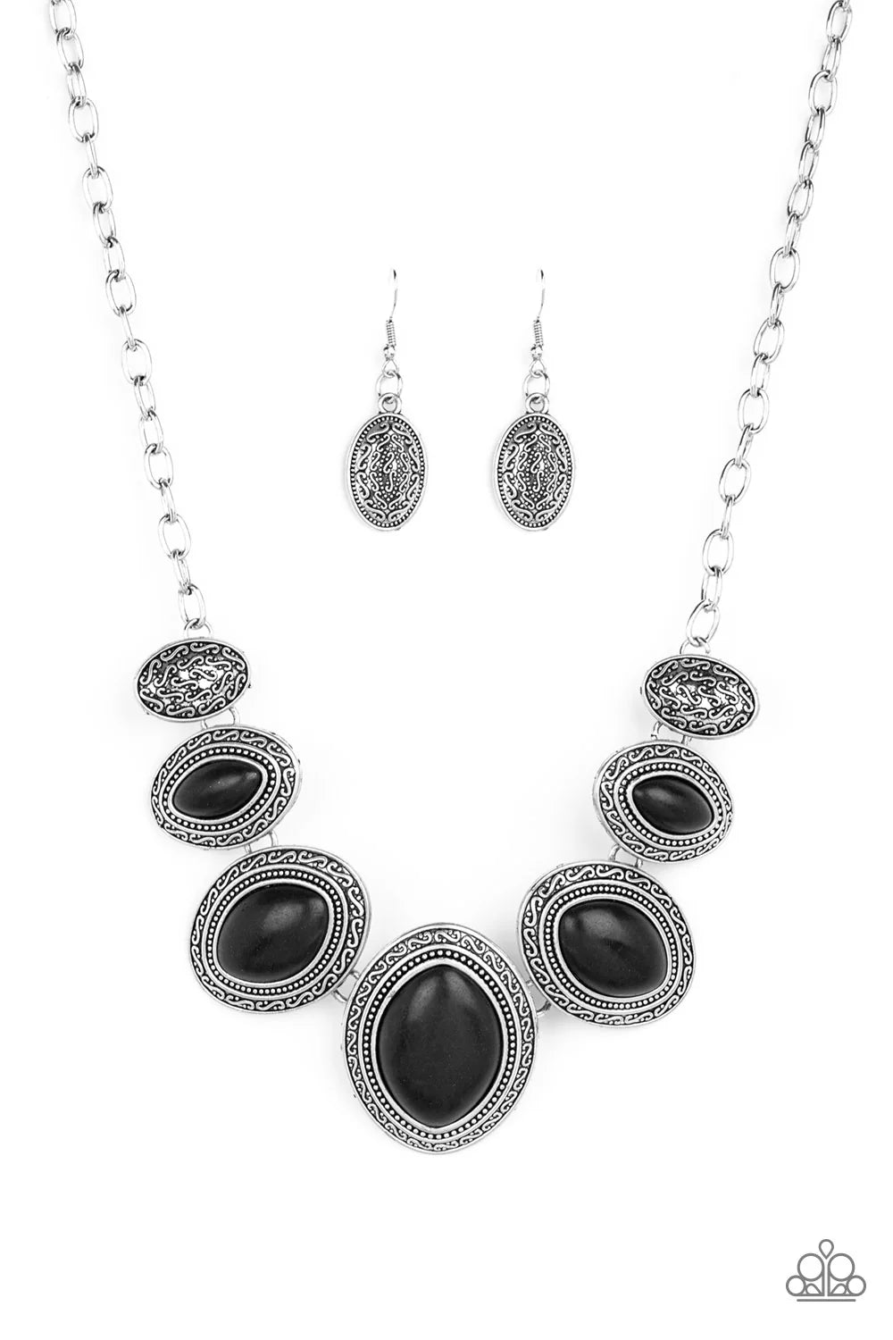 Paparazzi Sierra Serenity - Black Necklace